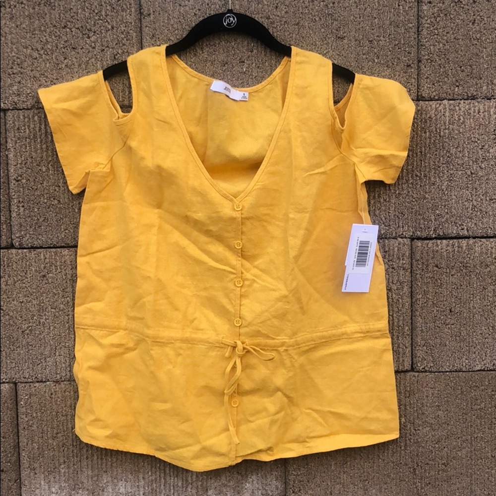 Yellow Just Fab Button up Blouse 🟡